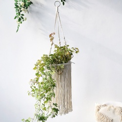 Long Tassel Hanging Macrame Hanger Plant Holder