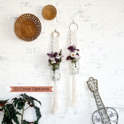 Flower Planter Wall Macrame Hanging Plant Holders Hanger