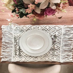 Home Decor Macrame Table Runner Placemats