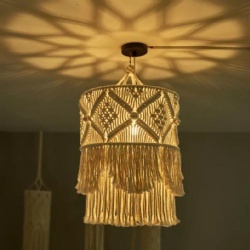 Macrame Wall Decor Lampshade