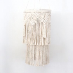 Macrame Layered Chandelier Lampshade Lamp