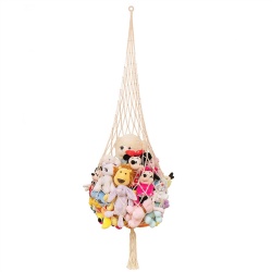 Boho Plush Toy Net Hammock Toy Hammock Organizer