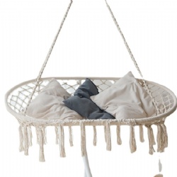 Cotton Hand Made Macrame Swing Chair Hanging Chairs