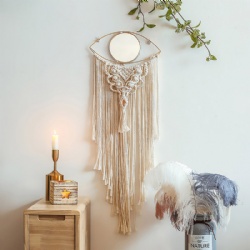 Bohemia Wall Hanging Dream Catcher Macrame Tapestry Home Decor Mirror