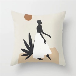 Various Cartoon Print Pattern Throw Pillow Cover