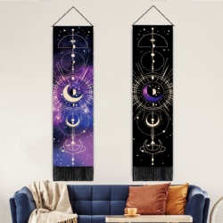 Decorative Macrame Moon Phase Wall Art Tapestry Hanger