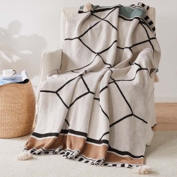 Knitted sofa blanket Nordic Throw Blanket