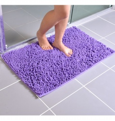 Chenille Water absorbent Bathroom Rug