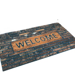 Cleaning Anti Slip Recycled Rubber Door Mat