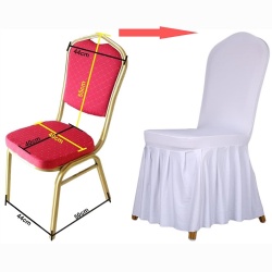 Air Layer Polyester Banquet Chair Cover