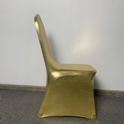 Wholesale Metallic Chair Cover Gold Spandex Banquet Chair Cover