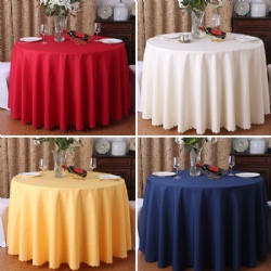 Polyester Tablecloths Round Table Cloths