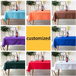 Polyester Tablecloths Table Cloths for Wedding Party