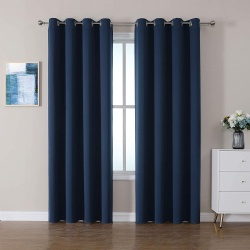 100% polyester fabric blackout curtains