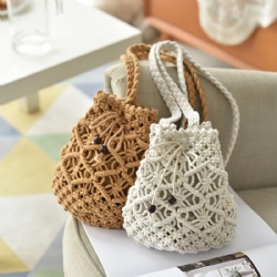 Women Tote Bucket Hand Woven Gift Women Beach