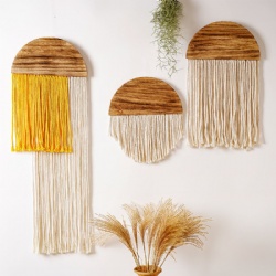 Home Macrame Wall Hanging Decor Boho Tapestry